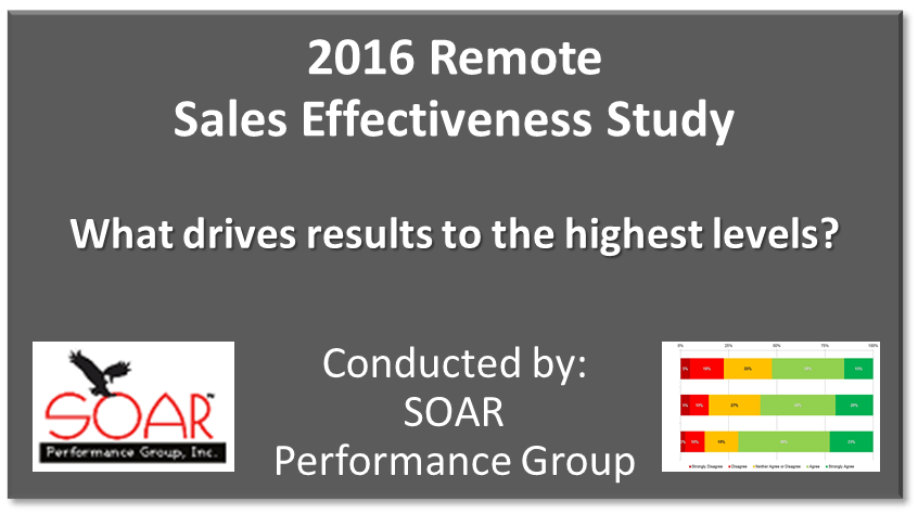 remote sales effectiveness study