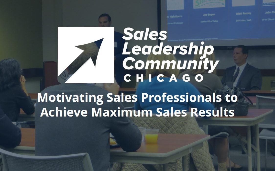 Motivating Sales Professionals to Achieve Maximum Team and Individual Sales Results